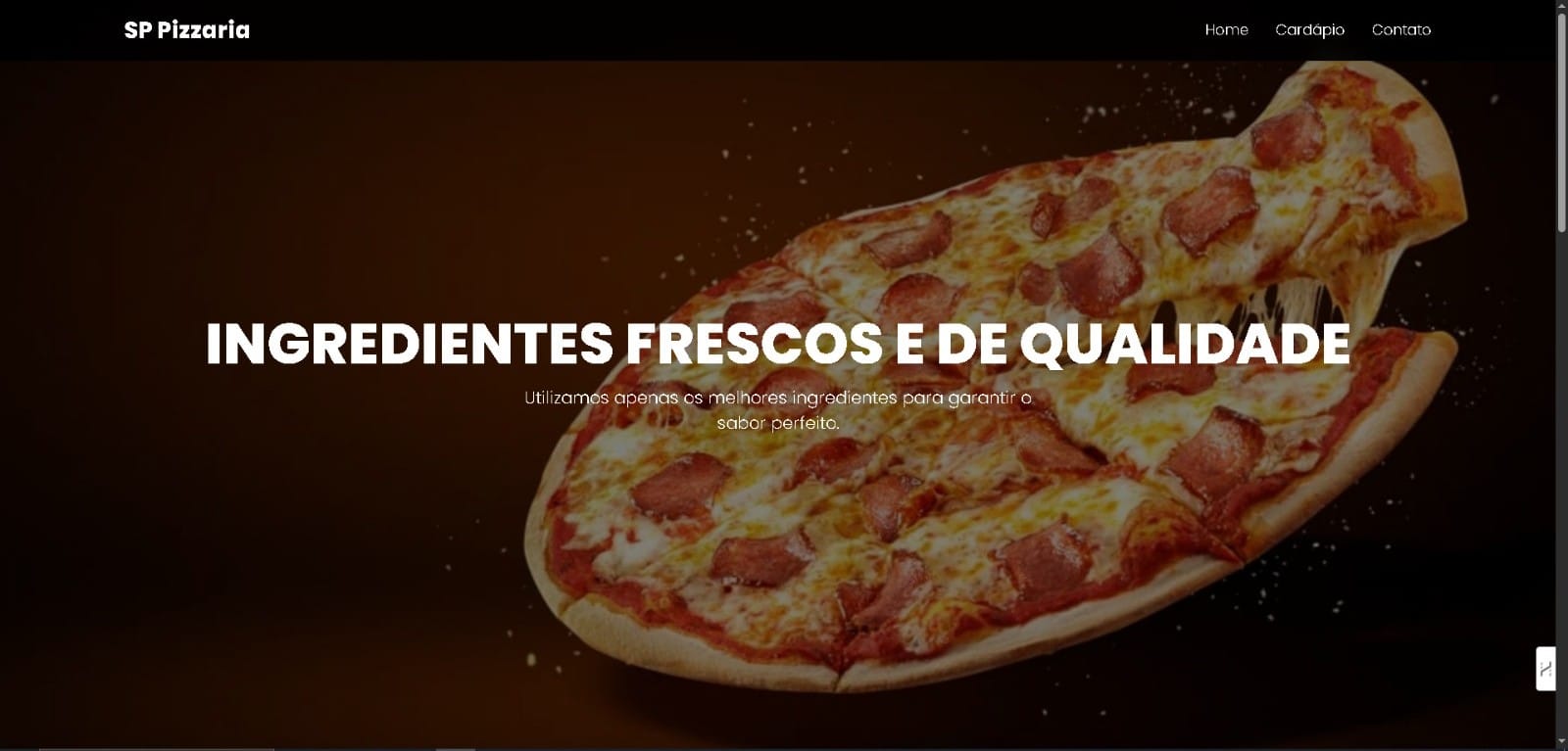 Landing Page para Pizzaria